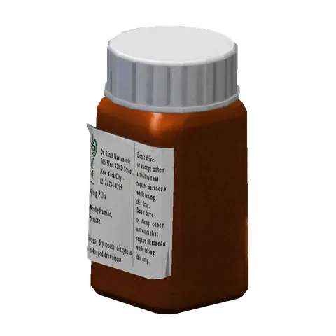 Pills: Episode 02, the 3D model from the front
