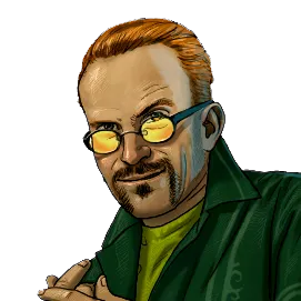 Portrait of Weird customer
