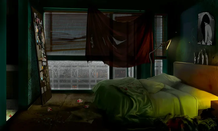 Bellevue Hotel: Room 1014, by night