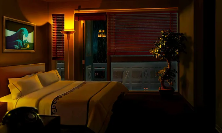Bellevue Hotel: Room 1112, by night