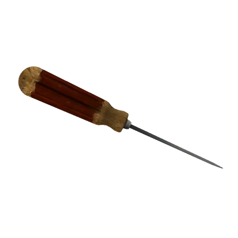 Screwdriver: Episode 02, the 3D model from behind