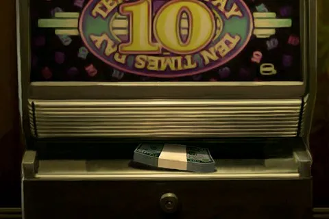 Bellevue Hotel: The slot machine in reception