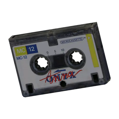 Anna’s microcassette tape, from Episode 03