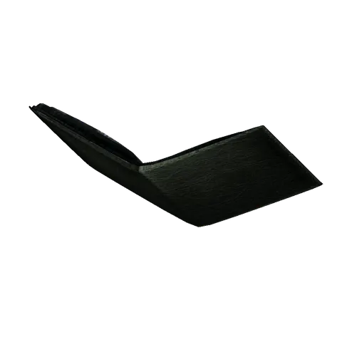 Wallet: With the credit card, the 3D model from behind