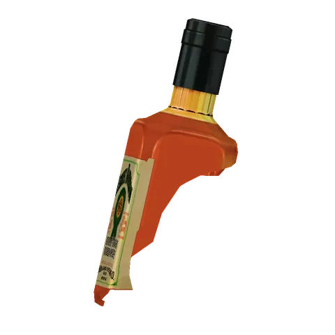 Broken bottle: Episode 03, the 3D model from the front