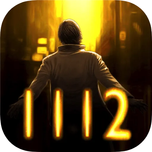 Louis in a golden alley above the 1112 logo