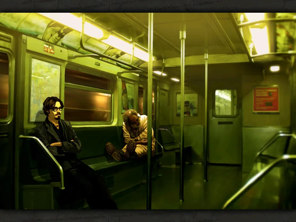 App Store screenshot 3: the subway