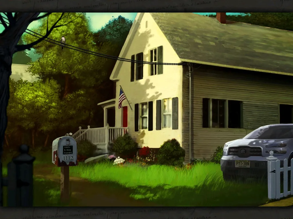 App Store screenshot 3: the Everetts’ house