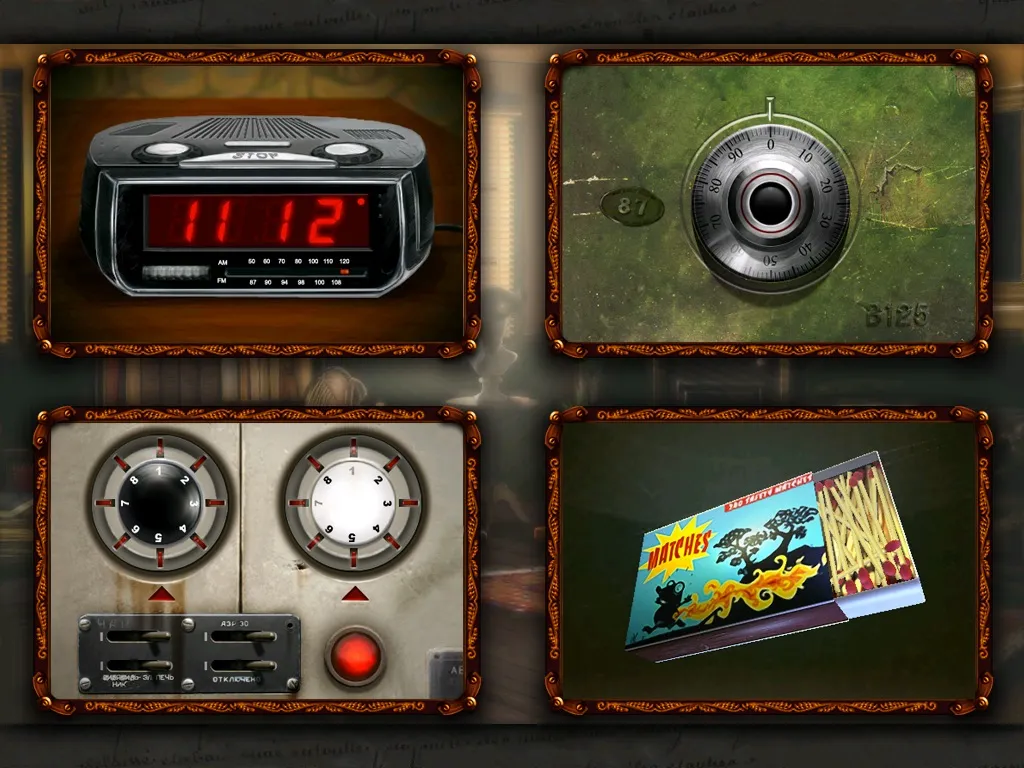 App Store screenshot 5: the alarm clock and the safe
