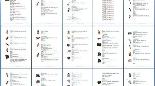 Items modelled in 3D