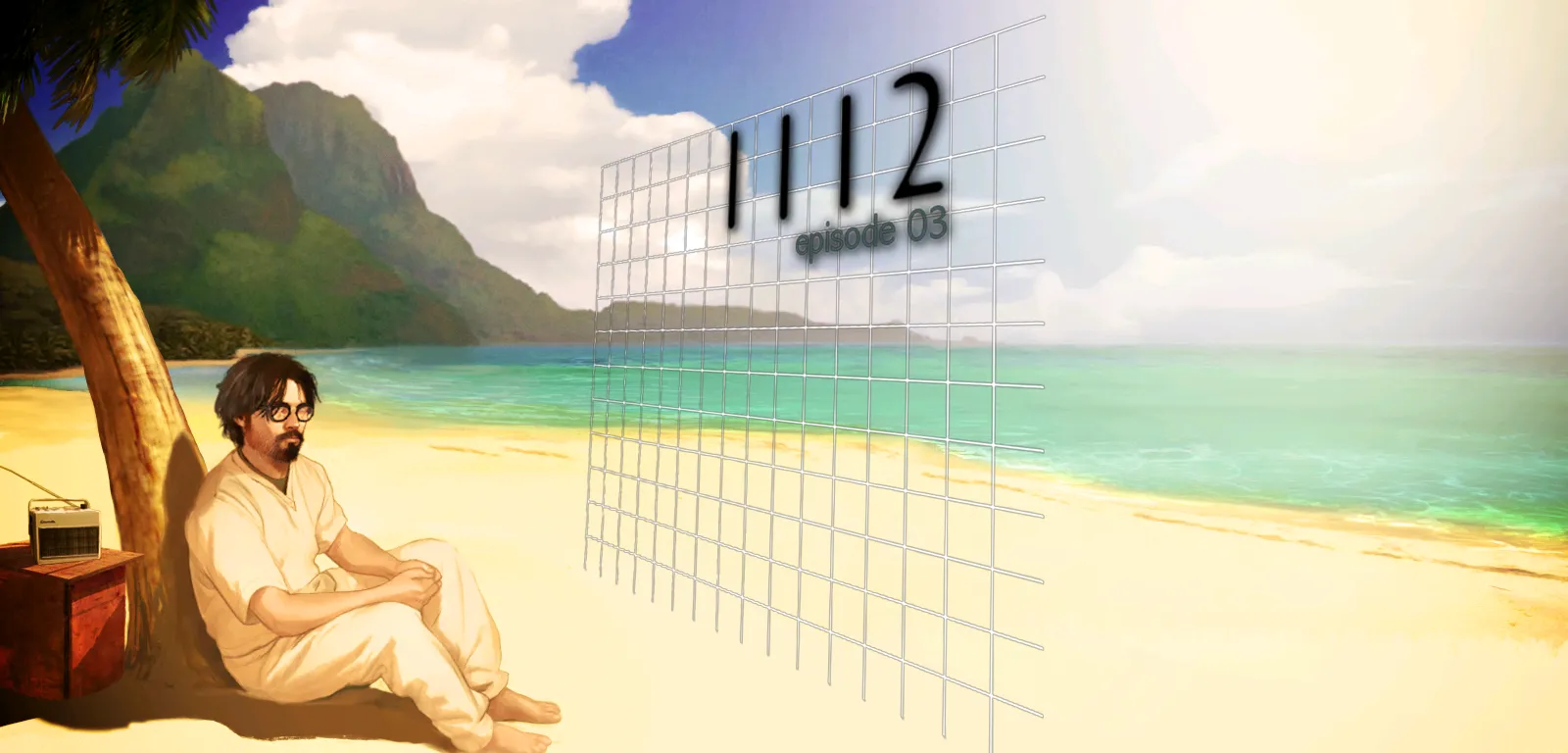 The main menu after the ending