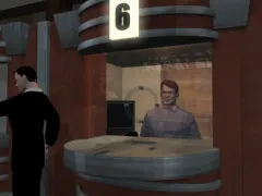 The ticket clerks, Desk 6