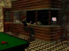 The bartender, Bar