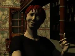 The drunk woman, Bar