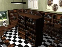 San Lazzaro institute, The library