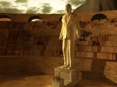 The Isle of the Dead, Saint Arman’s statue