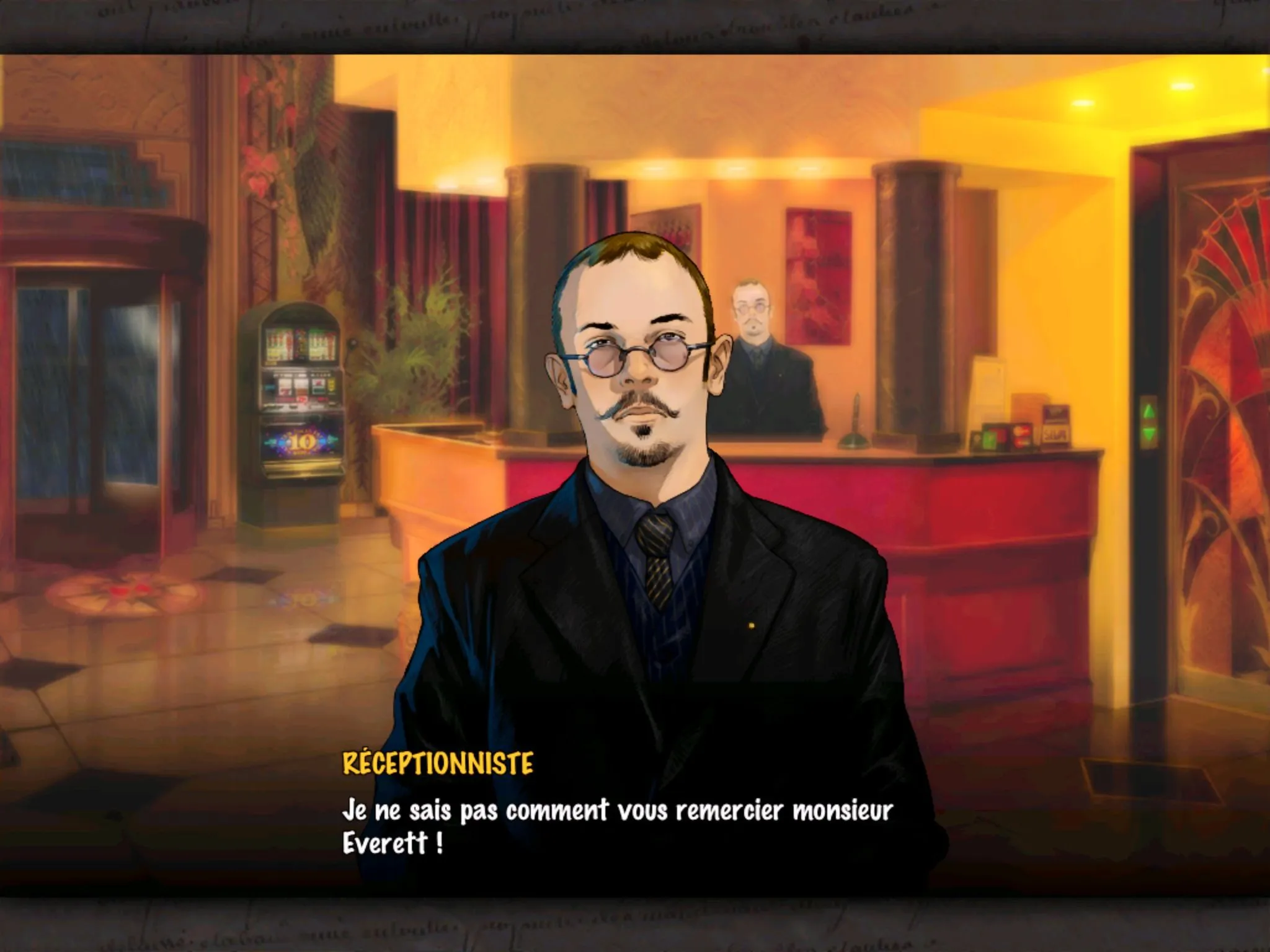 The Bellevue Hotel’s receptionist