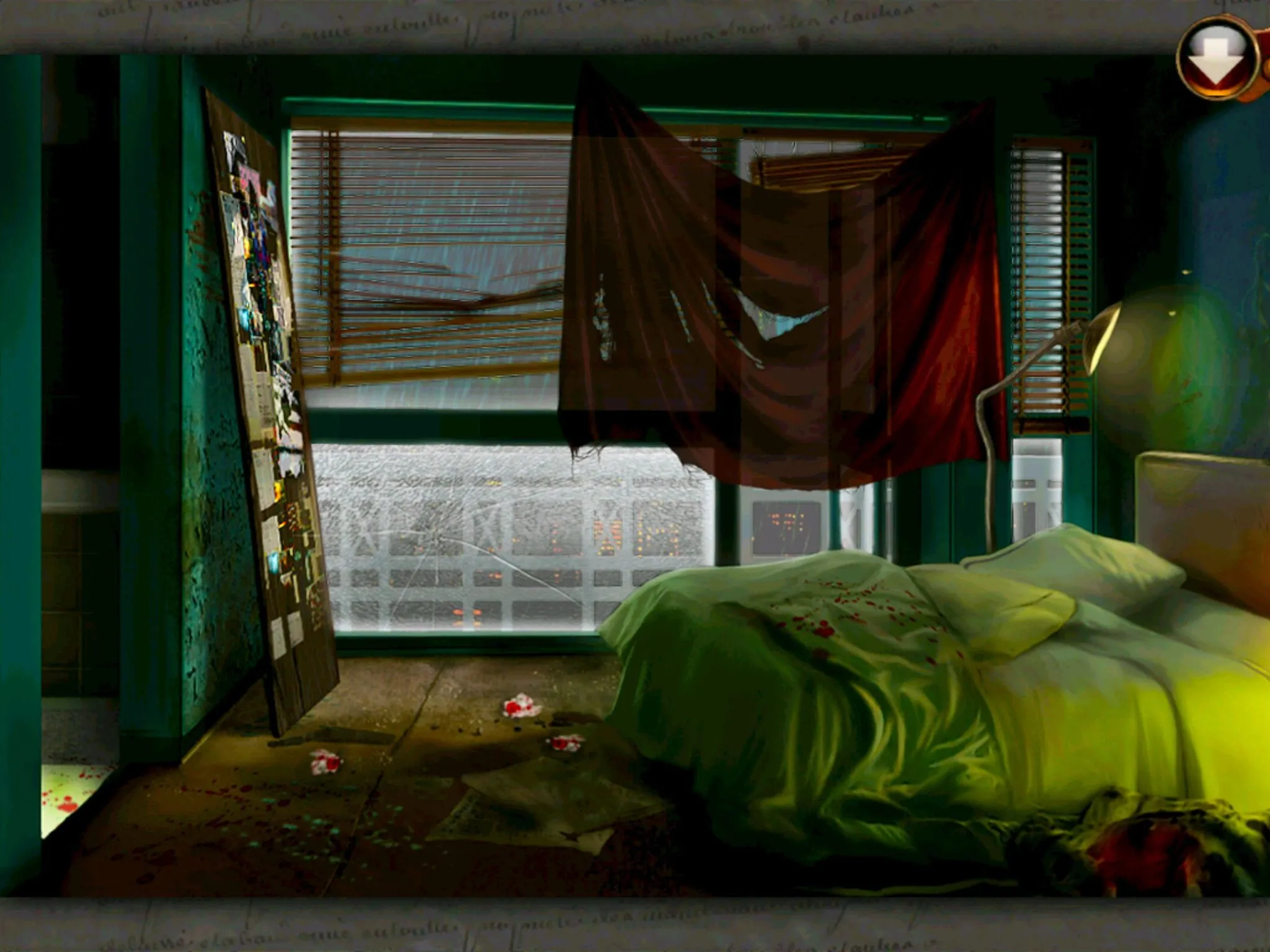A wrecked room
