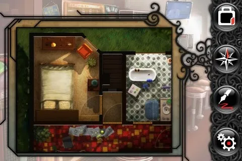 The map of the house