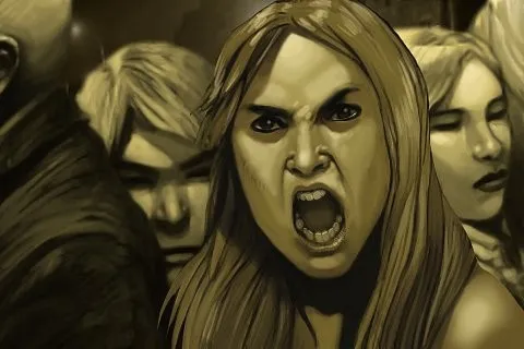 Faces in a crowd