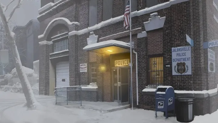 First look: a street in the snow